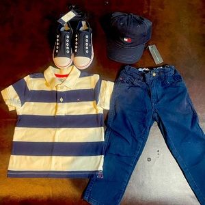 Tommy Hilfiger Boys Bundle. Pants 3T Shirt 4T